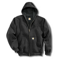 Thermal-Lined Hooded Zip-Front Sweatshirt